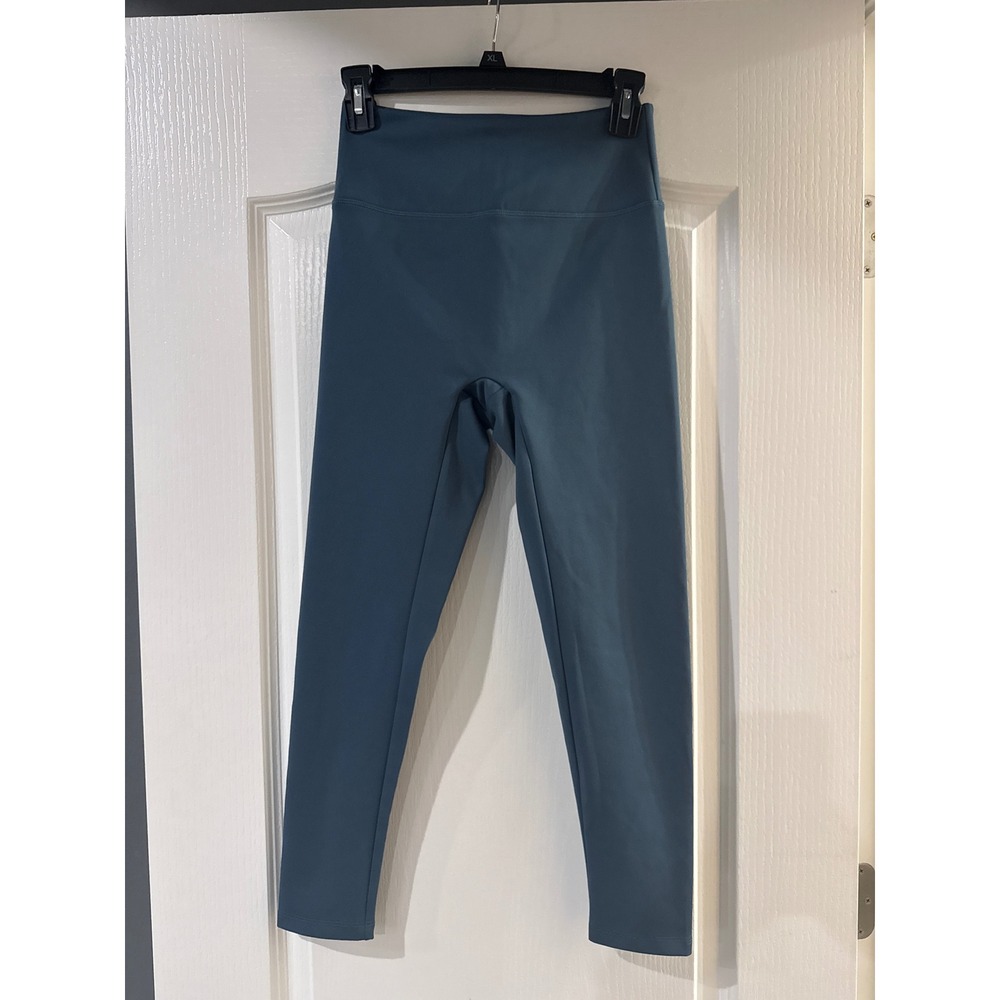Girlfriend Collective High Rise Compressive Leggings Teal Blue Small Activewear